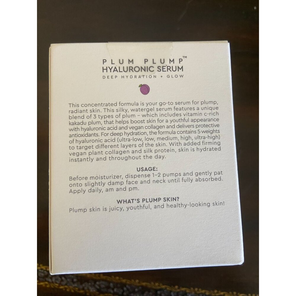 Glow Recipe Plum Plump Hyaluronic Serum 1 oz 30ml Full Size ~ New in Box - Picture 4 of 5